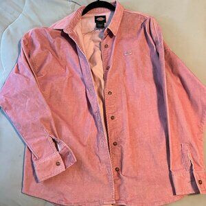Pink Dickies Button Up Large
